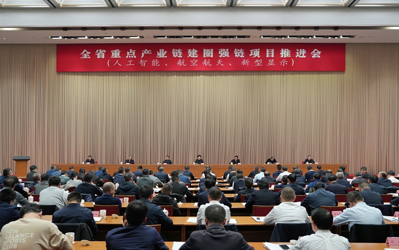 施小琳在全省重点产业链建圈强链项目推进会上强调 
优化产业生态强链延链补链 
不断提升产业发展能级加快培育新质生产力「相关图片」