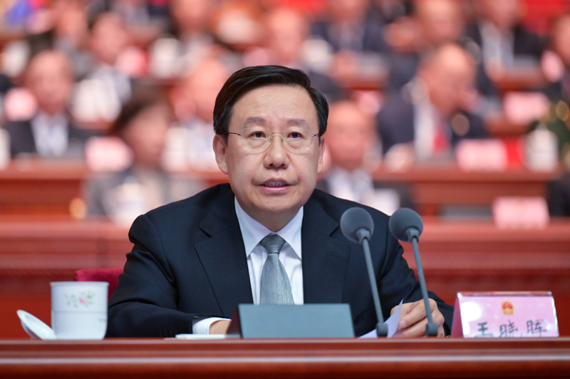 省十四届人大四次会议闭幕
王晓晖主持闭幕会并讲话 施小琳田向利于立军出席「相关图片」