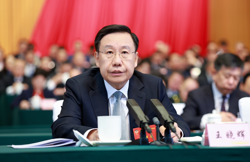 省政协十三届四次会议开幕 
王晓晖讲话 施小琳于立军等到会祝贺 田向利作工作报告「相关图片」